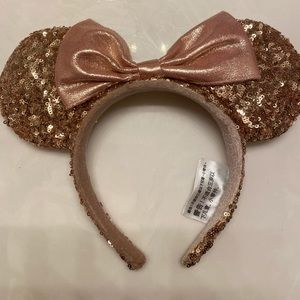 Rose Gold Mouse Ears - Brand New